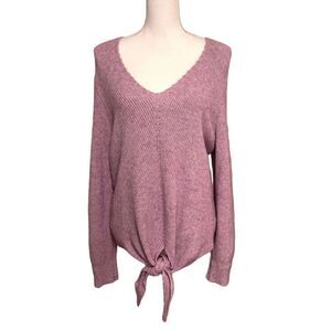 MOTH for Anthropologie Tie Front Sweater Size L